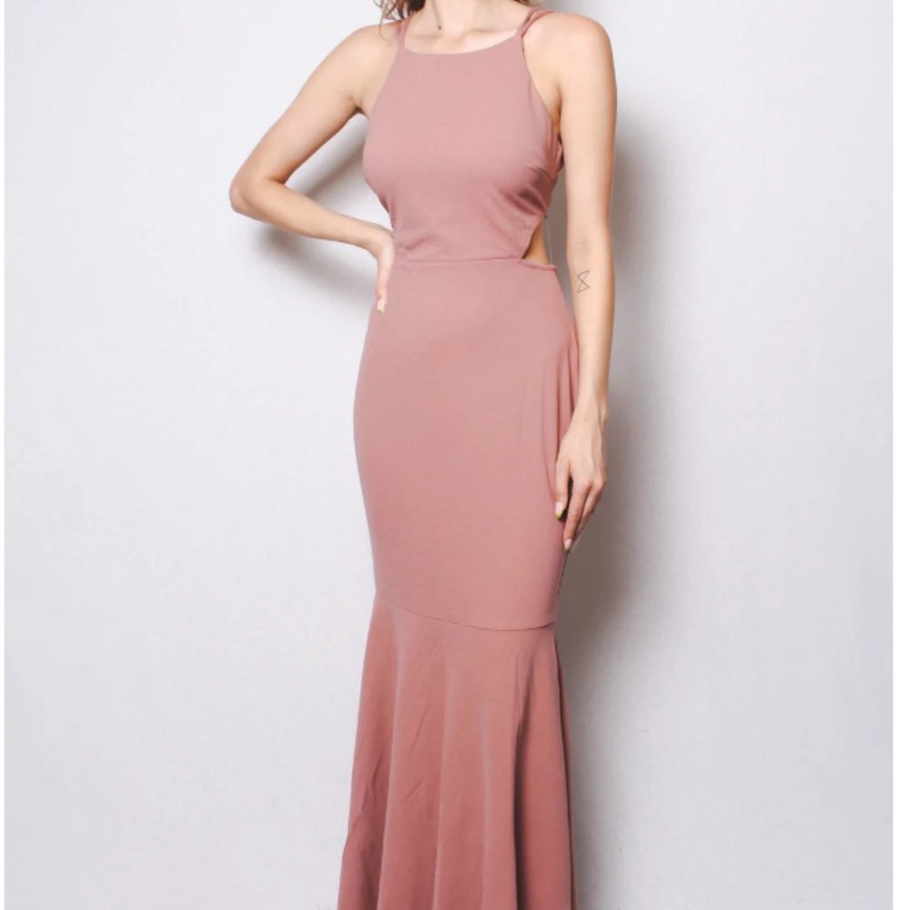 🌸 Womens Strappy Mermaid Maxi dress